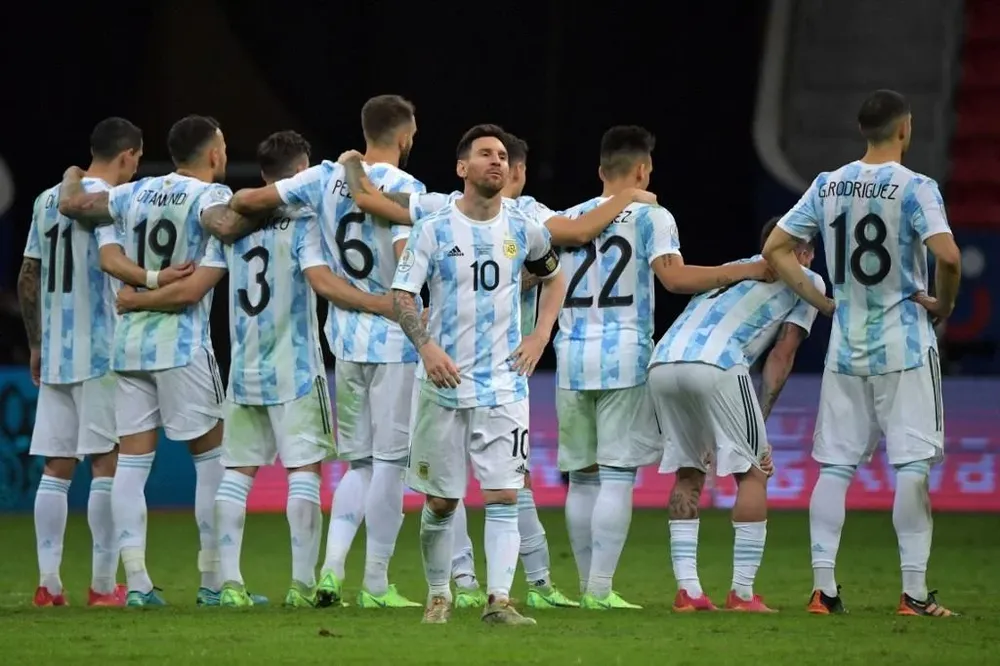 Messi en los penales ante Colombia