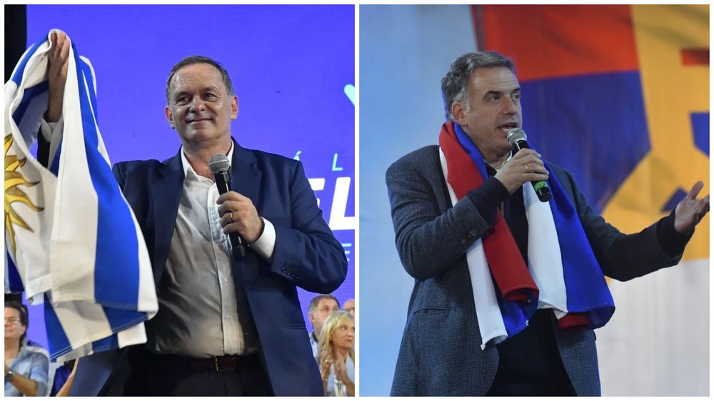 Debate entre Álvaro Delgado y Yamandú Orsi