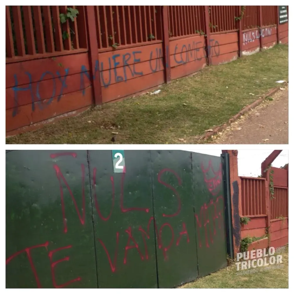 Pintadas en el Méndez Piana