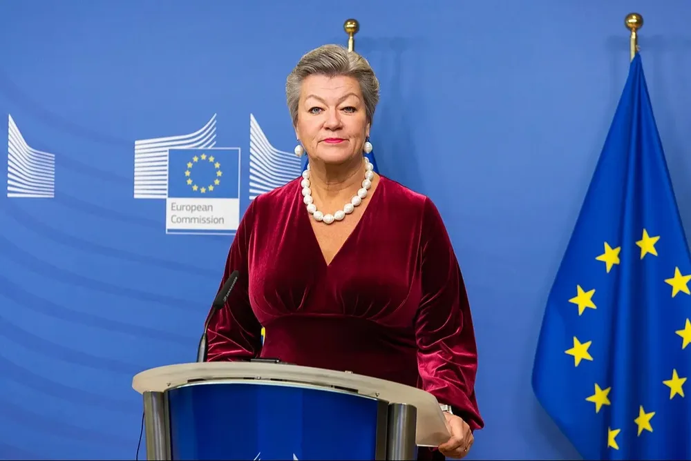 La comisaria de Interior de la Unión Europea, Yilva Johansson, advierte sobre los riesgos de atentados en el viejo continente por la guerra de Medio Oriente