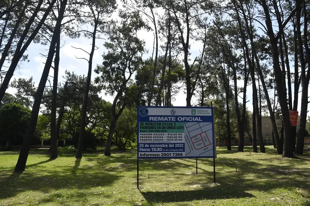 Terreno entre Lido y Bazurro que será rematado el martes que viene por la Intendencia de Montevideo