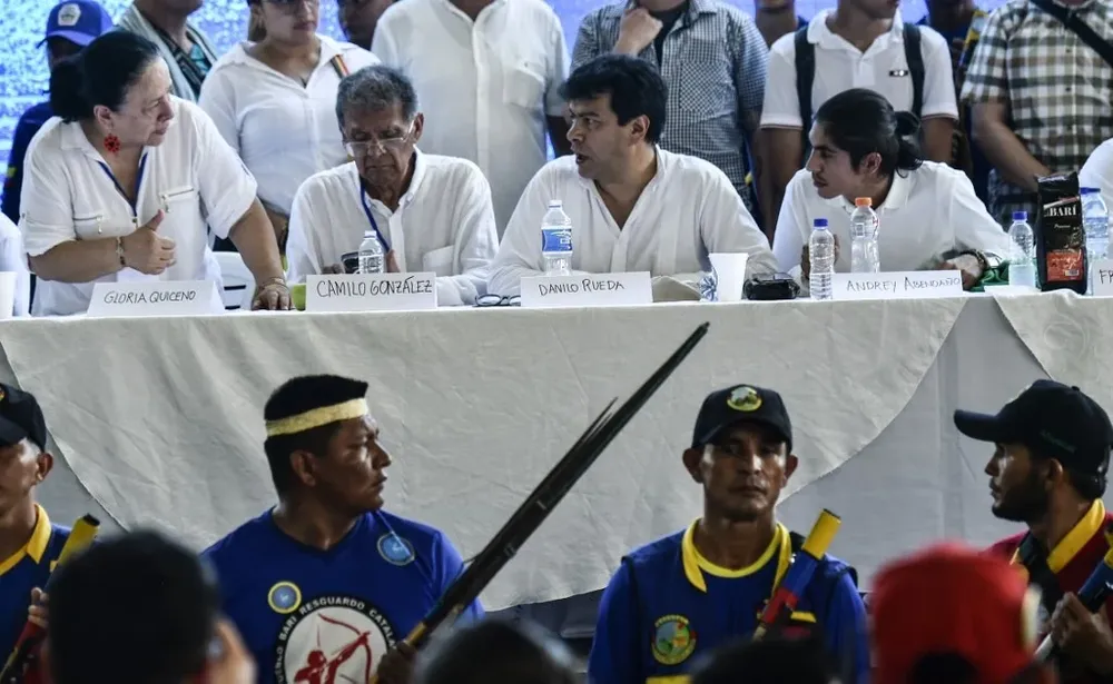 El encuentro estuvo cargado de tensión y desacuerdos entre los negociadores