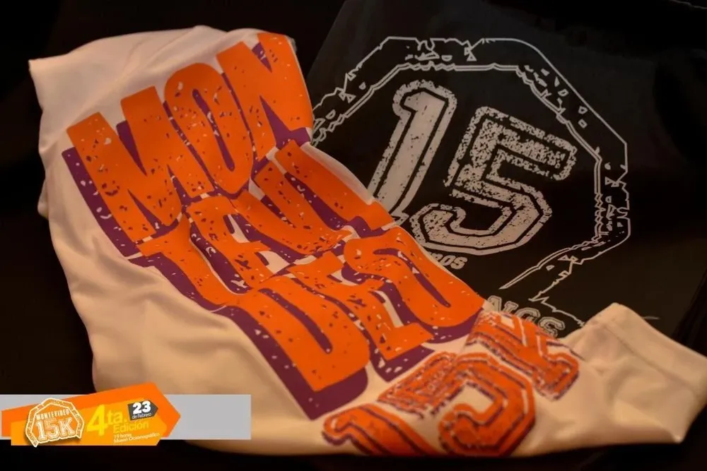 Así serán las remeras de la Montevideo 15K 2019
