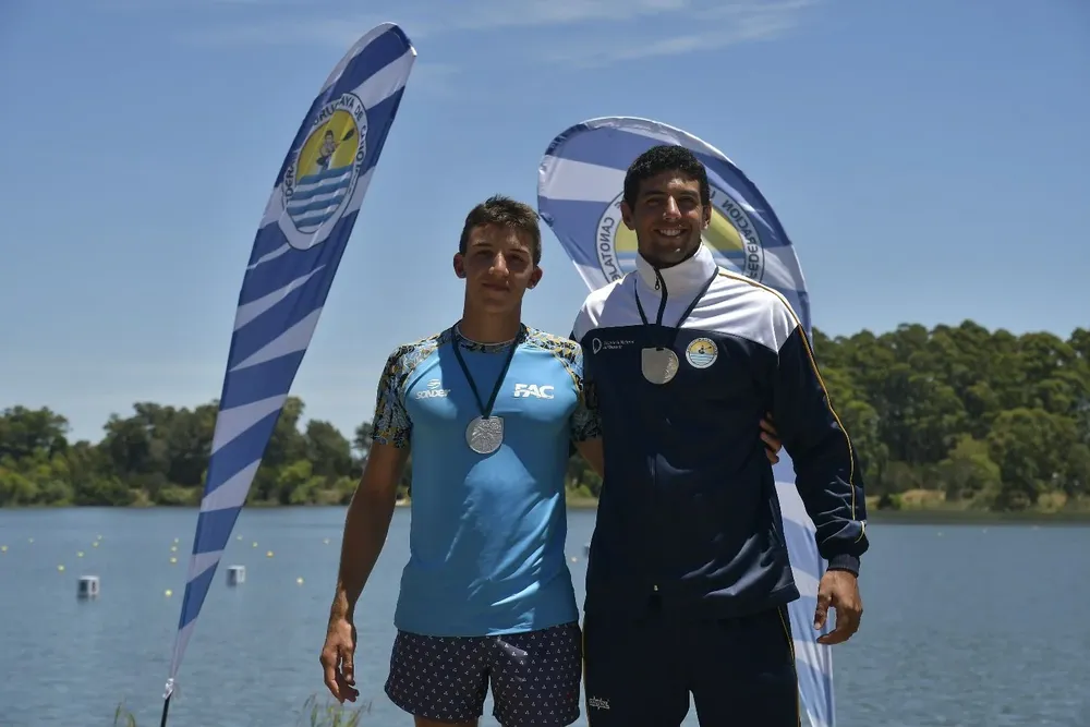 Matías Otero con Agustín Ratto de Argentina