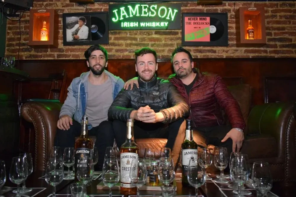 Rodrigo Decaux, Ciaran Gaffney y David Borges