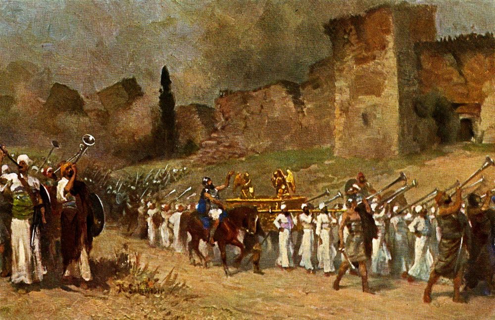 Las murallas de Jericó según la Biblia se desplomaron tras el toque de trompetas y el grito de los israelitas, como se relata en el Libro de Josué.