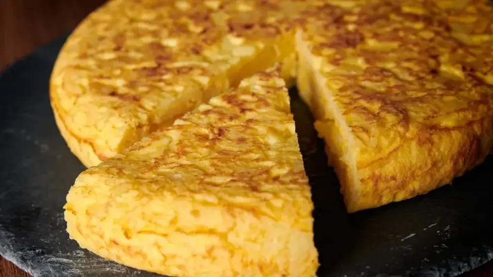 Una tortilla de patatas