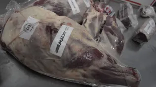 Carne ovina de exportación.