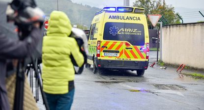 Llegada al aeropuerto de Bilbao de la herida bilbaina en Afganistán