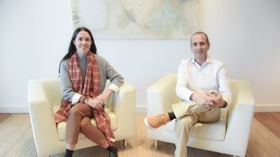  Florencia Lecueder, directora de Transformación de Itaú y Fernando Barrán, director de Riesgos de Itaú