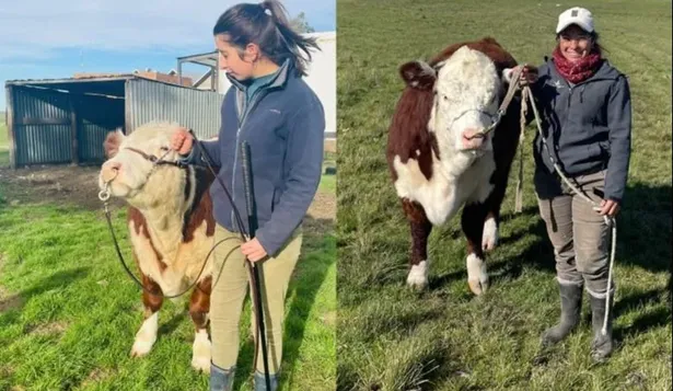 Valentina y Catherin, dos de las estudiantes de UTU La Carolina que irán a la Expo Prado.