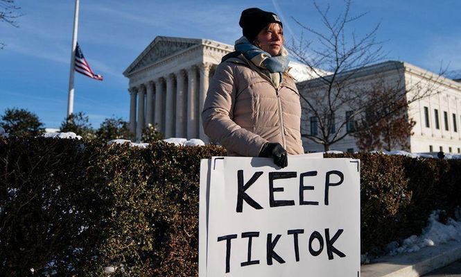 La Corte Suprema ratificó el veto a TikTok a pesar de las protestas paa que no lo hiciera.