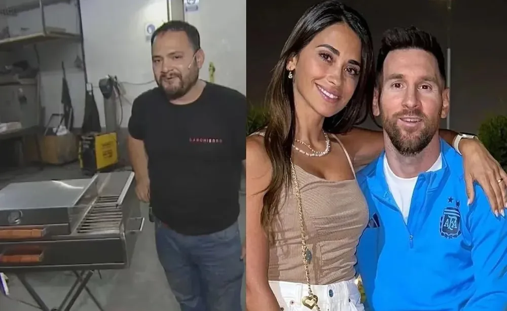 Un mensaje de la familia de Lionel Messi que le cambió la vida a un vendedor de parrillas
