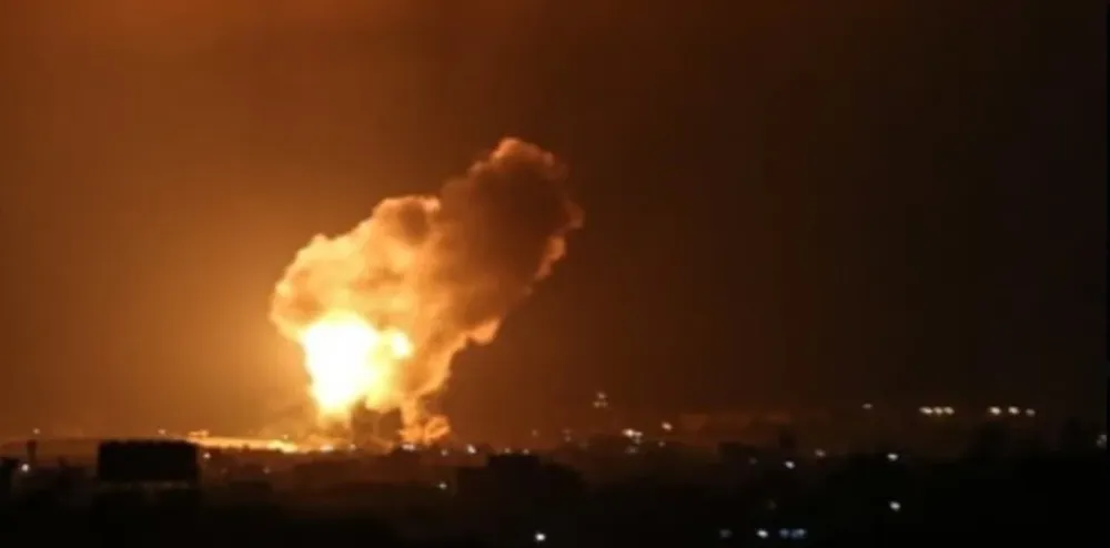 Explionesen Isfahan, donde hay una base militar de Irán.