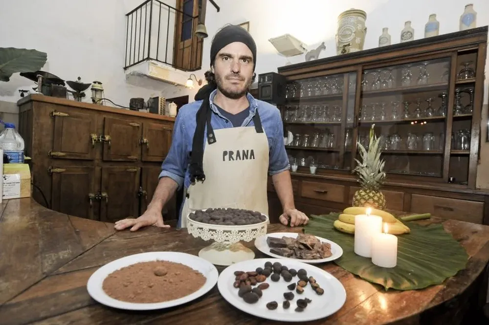 El chef raw Diego Castro