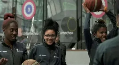Lismary González, Geidy Morales y Yunia Milanés, son tres de las jugadoras de hockey cubanas que decidieron quedarse a vivir en Chile.