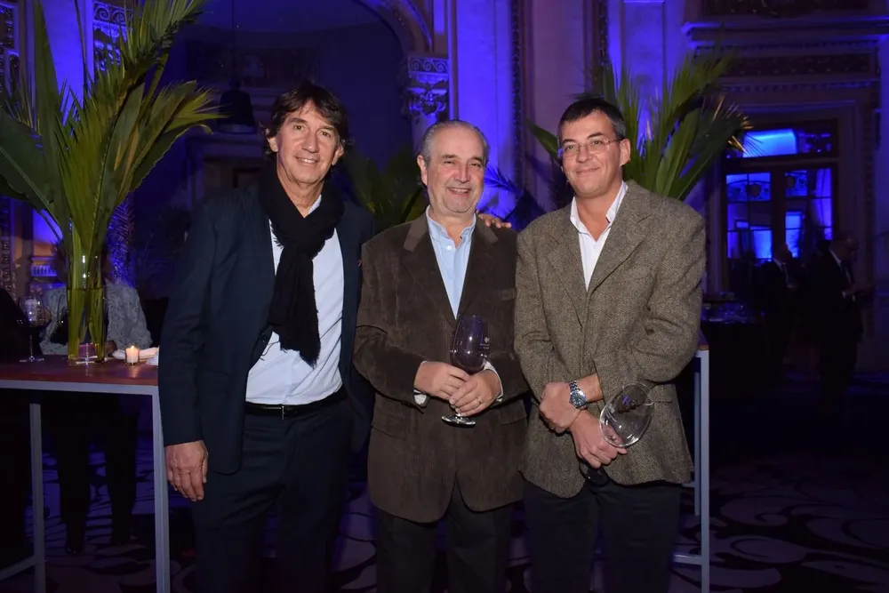 Renzo Puppi, Santiago Varela y Juan Fregueiro