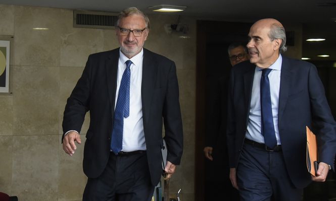 Los diputados opositores Gerardo Sotelo y Pablo Abdala