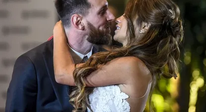 Lionel Messi y Antonella Roccuzzo