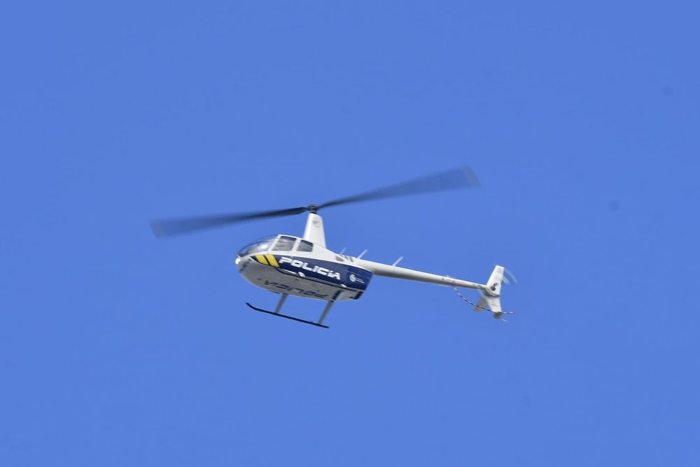 El helicóptero del Ministerio del Interior. Archivo
