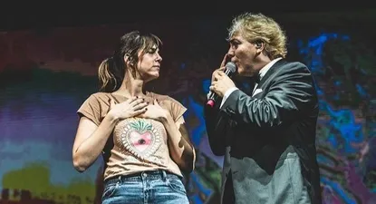 Florencia Infante y Cristian Castro en el Antel Arena