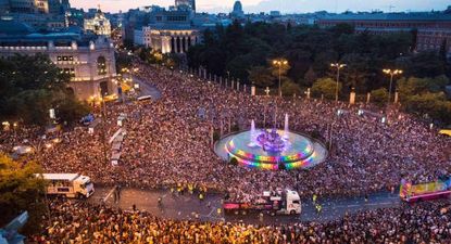 Plaza Cibeles en Madrid