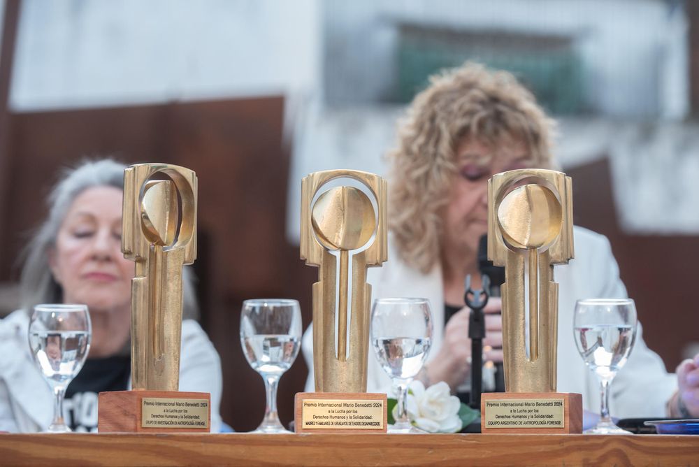 La organización Madres y Familiares de Uruguayos Detenidos Desaparecidos, el Equipo Argentino de Antropología Forense (EAAF) y el Grupo de Investigación en Antropología Forense (GIAF) fueron reconocidos con el Premio Internacional de la Fundación Mario Benedetti.&nbsp;