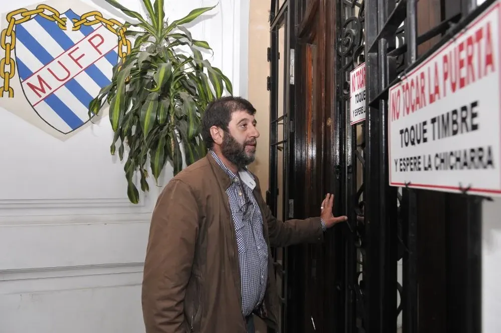 Fernando Pereira, presidente del Pit-Cnt, se reunió en la Mutual