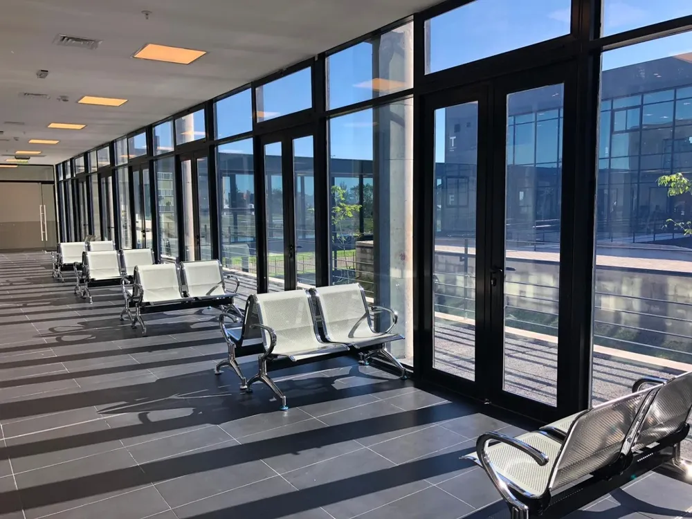 Sala de espera del nuevo hospital