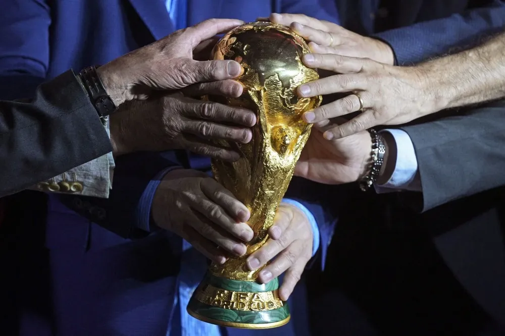 El trofeo de la FIFA