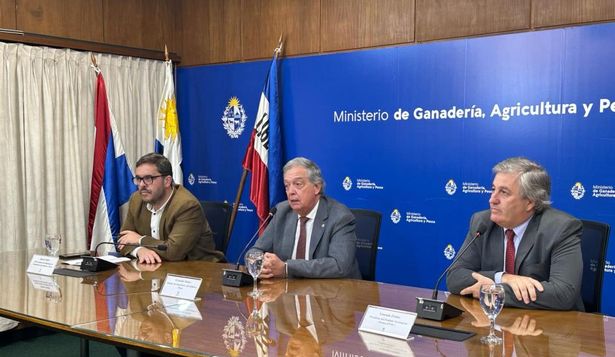 MGAP: Juan Ignacio Buffa, Fernando Mattos y Conrado Ferber.