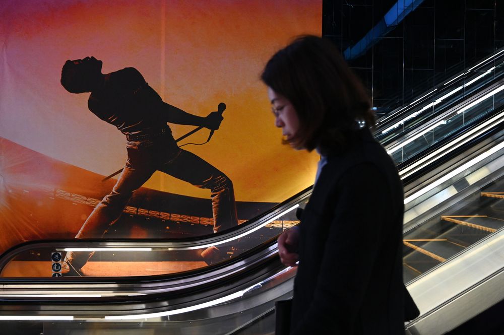 La película Bohemian Rhapsody sobre la vida de Freddie Mercury y Queen se estrenó en octubre de 2018.