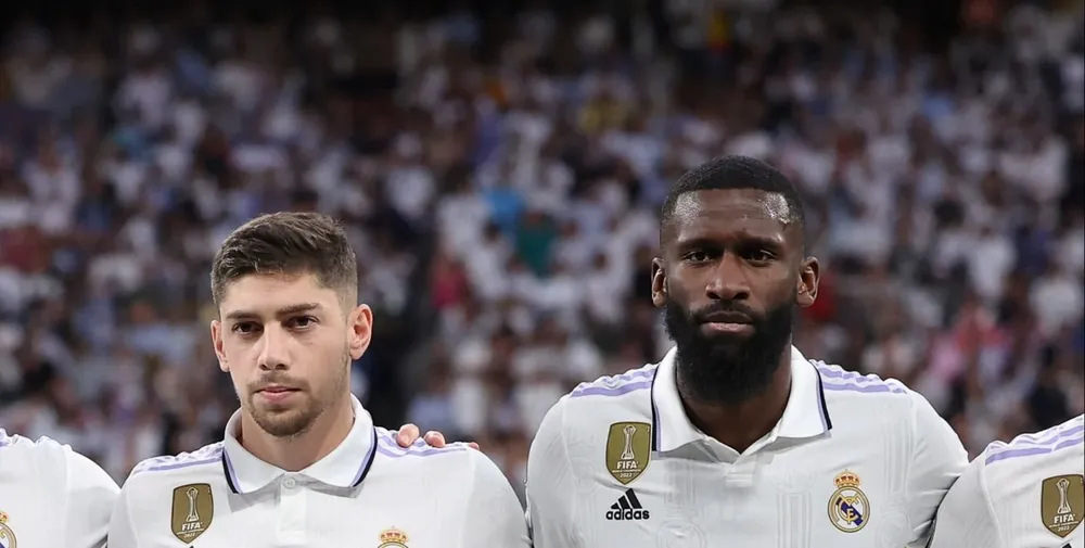 Federico Valverde y Antonio Rudiger