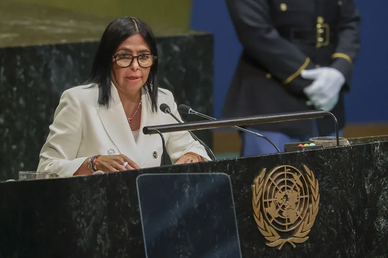 Delcy Rodríguez ante la Asamblea de la ONU: "En Venezuela habrá elecciones"