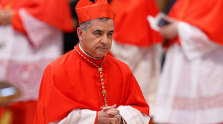 El polémico cardenarl Ángelo Becciu.