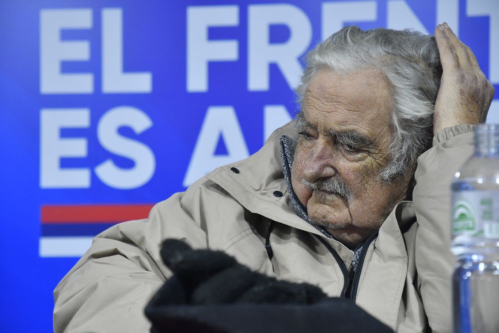 El expresidente José Mujica en la presentación de Blanca Rodríguez como nueva integrante del Frente Amplio
