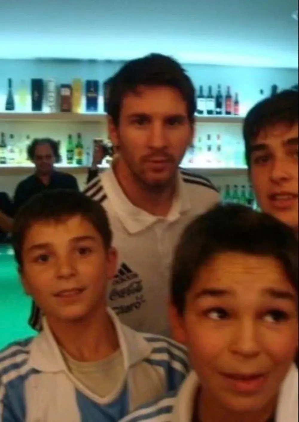 La foto que Julian Álvarez le pidió a Messi en 2011