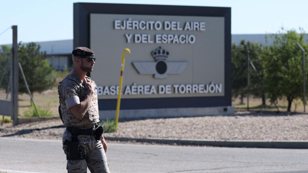 Edmundo González llegó el domingo 8 de septiembre a la base militar de Torrejón de Ardz, cerca de Madrid, España.