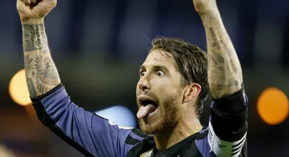 El festejo de Sergio Ramos en Balaídos