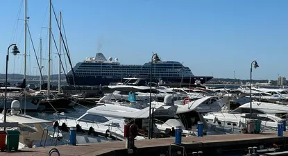 El barco llega desde Río de Janeiro y tiene 564 pasajeros a bordo