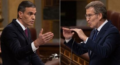 Pedro Sánchez y Alberto Núñez Feijóo