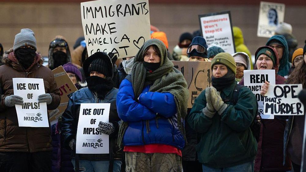 En Mineápolis se suceden las protestas en contra de los operativos de ICE.