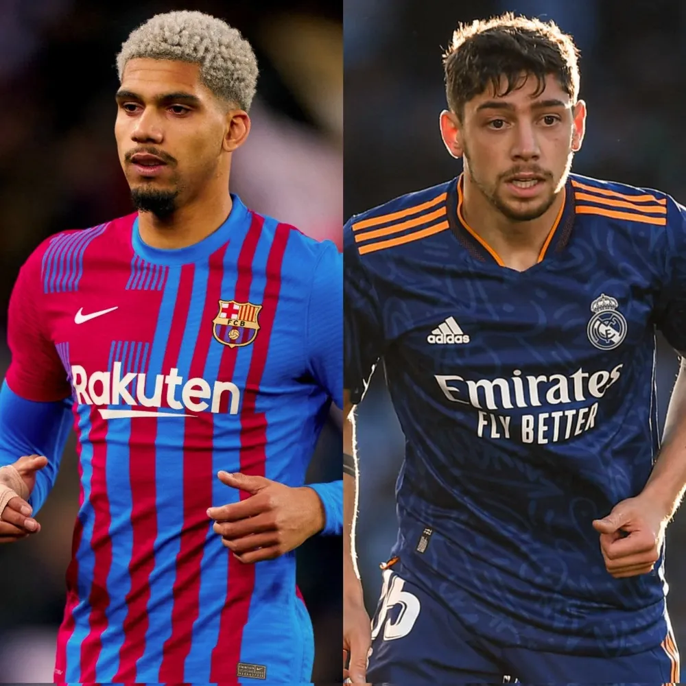 Federico Valverde y Ronald Araujo, los más destacados de Sudamérica