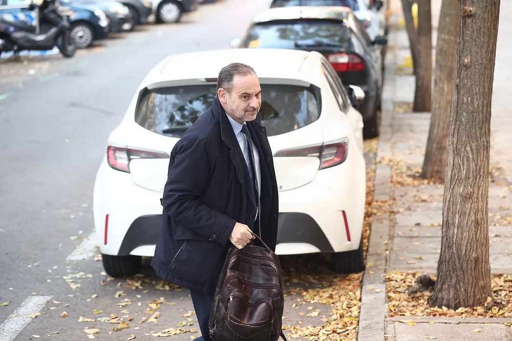 José Luis Ábalos, horas antes de quedar detenido.