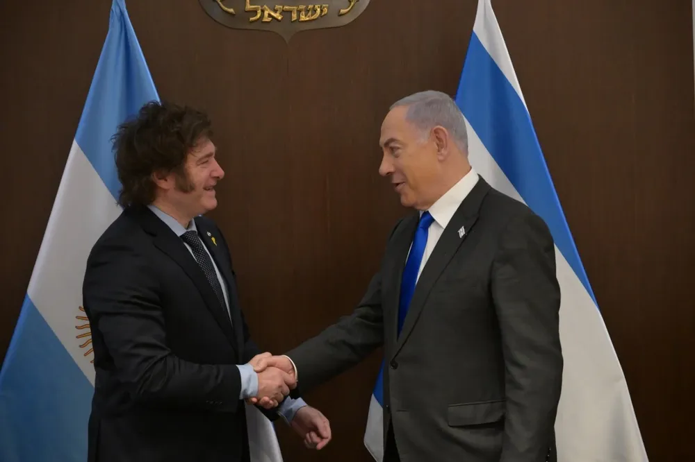 Javier Milei se reunió con el primer ministro israelí Benjamin Netanyahu