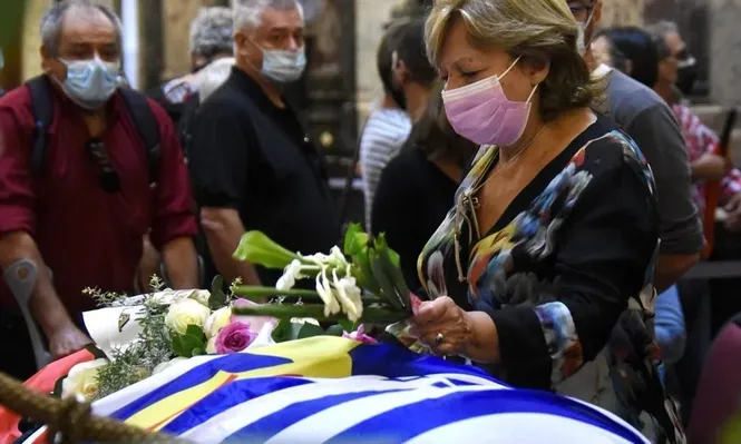 Honras fúnebres al senador y exministro.