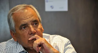 El presidente del Club Nacional de Football José Fuentes