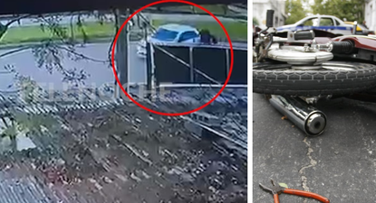 Imagen registrada por cámara de seguridad