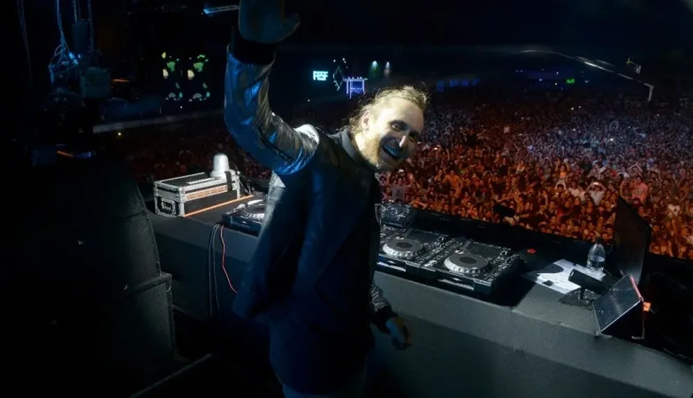 El Dj David Guetta, uno de los artistas que participó en el festival