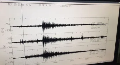 Archivo, 2016. Monitoreo del sismo con epicentro en Sauce, Canelones